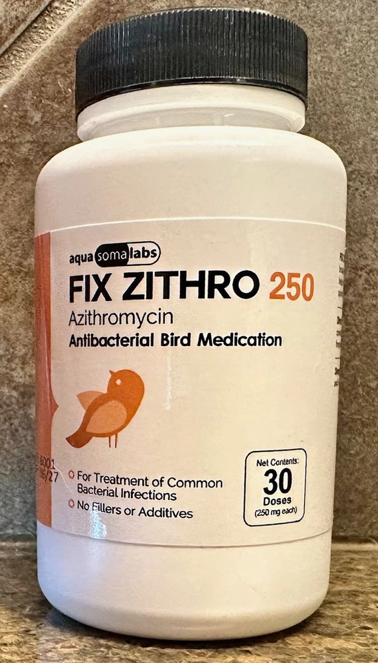FOR FISH Aquariums & FISH Tanks Fix Zithro 250mg/30 Count - Image 1 of 1