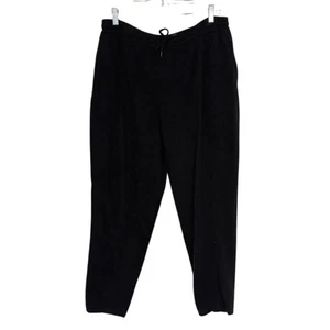 Pantalones Lauren Ralph Lauren para mujer talla pequeña grande negro mezcla de lana merino - Imagen 1 de 12
