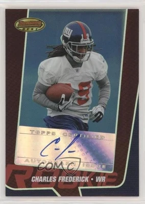 2005 Bowman's Best Rookie Red /199 Charles Frederick #157 Rookie Auto RC - Image 1 of 2