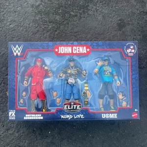 "Paquete de 3 figuras de acción WWE Elite John Cena Mattel 6"" coleccionables - EN MANO" - Imagen 1 de 2