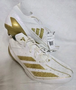 Botines de fútbol Adidas Adizero Electric IE4381 para hombre dorados blancos metálicos talla 10,5 - Imagen 1 de 10
