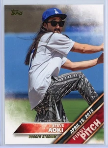 2016 Topps First Pitch FP-16 Steve Aoki - Picture 1 of 2