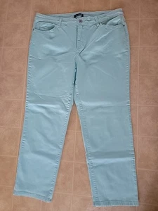 Bandolino Mandie mintgrüne Jeans Größe 18 kurz - Bild 1 von 3