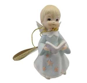 Vintage Lefton Angel w Violin Christopher Collection Figurine NOS - Picture 1 of 14