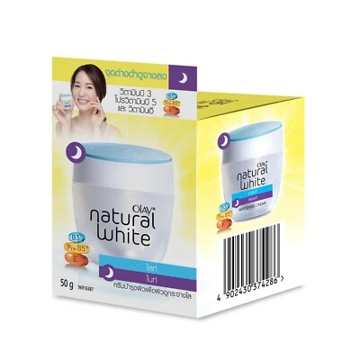 50g Night Cream Whitening OLAY Natural White Lightening Skin All In One Fairness - Image 1 of 4