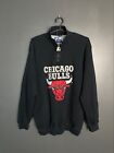Vintage Chicago Bulls Nba Basketball Sweatshirt 1/4 Zip Starter Jersey Size M