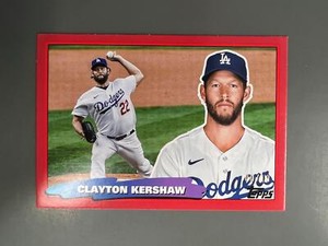 Clayton Kershaw 2023 Topps Update Big Red Border Box Topper #6/10 Dodgers A19