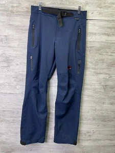 Mammut Windstopper Pants Womens L Blue Outdoor Hiking Soft Shell - Picture 1 of 14