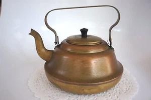 VINTAGE METALL TEEKESSEL: MADE IN HOLLAND - Bild 1 von 5