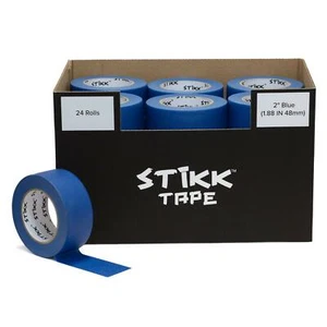 24 Roll Case Of 2" x 60 yards (48mm x 55m) STIKK Blue Painters Masking Tape - Picture 1 of 3