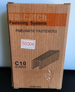 71-3/8" STAINLESS STEEL UPHOLSTERY STAPLES FOR ALL 3/8" CROWN STAPLERS 22 GA. - Picture 1 of 1