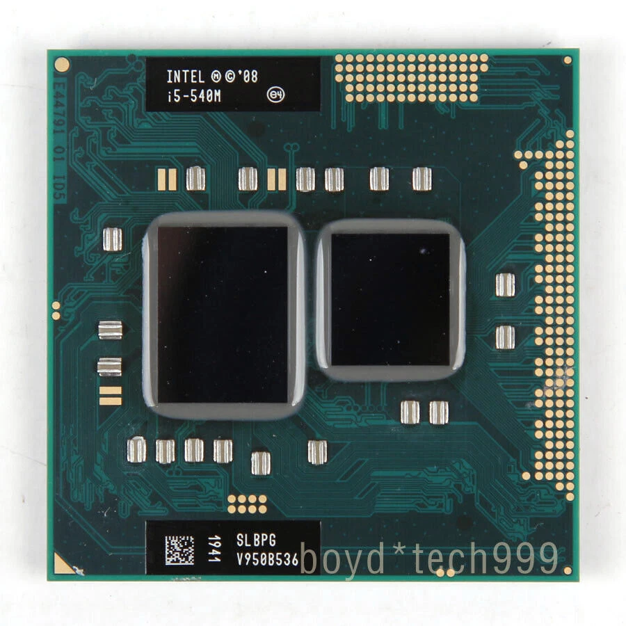 Intel Core i5-540M i5 540M Dual-Core CPU Processor 2.53 GHz 2.5 GT/s Socket G1 - Image 1 of 1