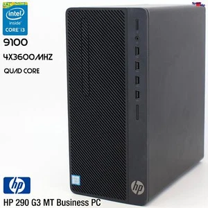 COMPUTER HP 290 G3 MT BUSINESS PC INTEL CORE i3 9100 256GB SSD 8GB WINDOWS 10 - Bild 1 von 5
