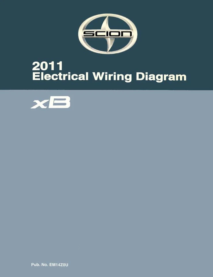 Diagramas de cableado SCION xB 2011 esquemas diseño de fábrica OEM Foto 1 de 1
