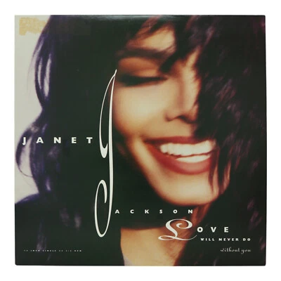 Janet Jackson Love Will Never Do 12" Single EX Vinyl A&M 75021-2346-1 VG Cover - Image 1 of 4