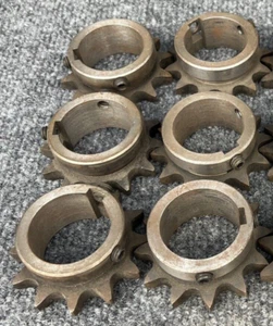 Lot of 6 - 50B12 x 1-1/2 #50 Roller Chain Sprocket 1-1/2" Bore 12 Tooth  New - Picture 1 of 17