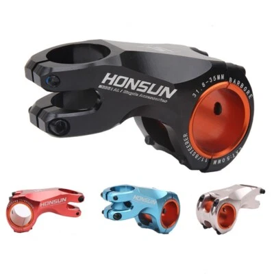 CNC Aluminum Alloy Bicycle Short Stem 70mm -17° MTB XC Road Bike Handlebar Stems - Image 1 of 4