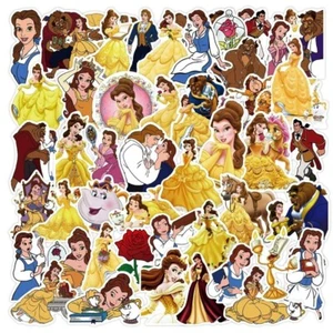 Beauty And The Beast Themed Set of 50 Assorted Stickers Decal Set - Picture 1 of 1