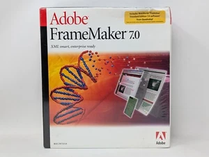 Adobe FrameMaker 7.0 for Mac Full Retail - SEALED NEW - Picture 1 of 7