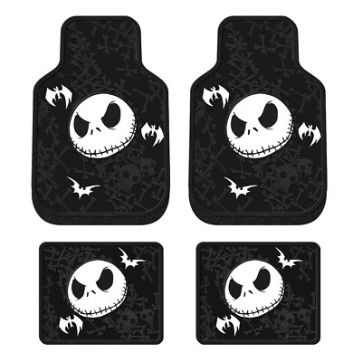 New Nightmare Before Christmas Jack Car Truck Rubber Front Back Floor Mats Foto 1 de 3