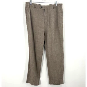 Joseph Abbound LeoMaster Capritex Leinen Made in Italy Hosen Anzughose 34 Herren - Bild 1 von 12