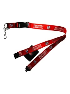 NFL New England Patriots Lanyard Keychain with Clip for Keys, Badge - Picture 1 of 1