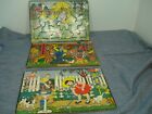 3 Vintage Built Rite Toys Sta-N-Place #18 Child's Puzzles LQQK!!