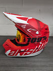 New Answer Red Helmet 100% Red Mirror Goggles Combo Motocross Enduro XL Xlarge