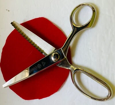 Mundial Forged Dressmaker Pinking Shears 462-7.5 Scissors Heavy  - Image 1 of 4