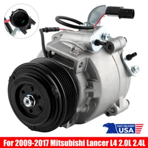 For 2009-2019 Mitsubishi Lancer Outlander Sport 2.0L 2.4L A/C AC Compressor - Picture 1 of 9