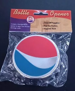 Abridor de metal Pepsi (en forma de tapa de botella) *Twist Top/Pop Top* para Soda Cola - Imagen 1 de 2