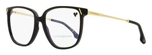 Gafas cuadradas de gran tamaño Victoria Beckham VB2640 001 negras/doradas 57 mm - Imagen 1 de 3