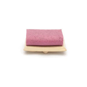 Bio Seife Peeling *Bezaubernde Blüte, Olivenseife, Kokosseife, handgefertigt - Bild 1 von 4