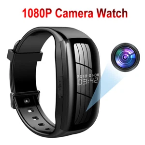 UK HD 1080P Kamera Zegarek na rękę Sportowa bransoletka DVR Rejestrator wideo Kamera 8-256GB - Zdjęcie 1 z 27