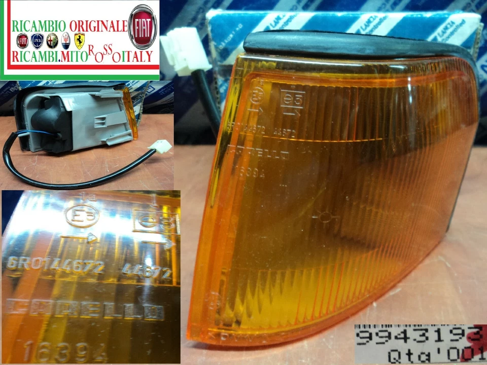 Gruppo ottico anteriore secondario destro (luci)(freccia) FIAT UNO 9943193