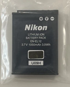 Genuine Nikon EN-EL12 3.7 V 1050mAh 3.9WH Lithium Ion Battery For Coolpix NEW - Picture 1 of 4