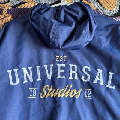 Universal Studios Hollywood Est 1912 Windbreaker Jacket Hoodie California LA - Image 1 of 4