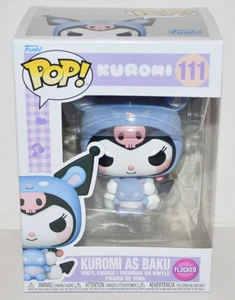 Funko POP! Sanrio Kuromi As Baku #111 Figure Flocked Hot Topic Exclusive MINT🔥 - Picture 1 of 6