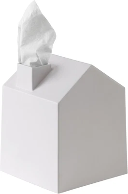 Umbra Casa Tissue Box Cover - Adorable House Shaped Square Tissue Box Holder for - Image 1 of 4