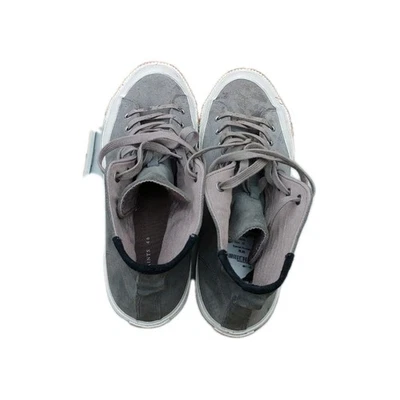 Par de Tênis All-Saints Cinza High-Top com Solas Bronzeadas EUA 12 12.5 13 EU46 Reino Unido 12 - Imagem 1 de 4