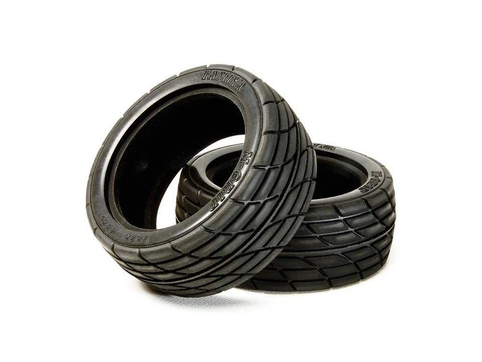 Tamiya Hop Up Options No.227 OP.227 4WD/FFM2 ​​Radial Tires 2 53227 - Image 1 of 1
