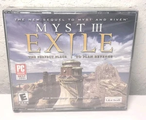 Myst III Exile Windows Macintosh CD ROM Video Game 2001 Ubisoft NEW B169 - Picture 1 of 2