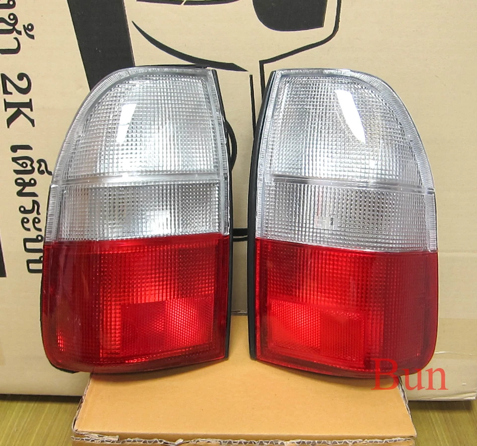CLEAR REAR TAIL LIGHT LAMP PAIR FOR MITSUBISHI L200 FITS YEAR 1995-2005 WARRIOR - Image 1 of 1