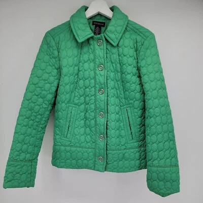 Womens Refaella Light Puffy Jacket Green Size M - Image 1 of 4