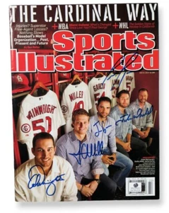 Wainwright Miller Garcia Lynn Signed Autographed Magazine Cardinals GV741214 - Picture 1 of 3