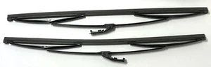 LH LX UC Torana Windscreen Wiper Blade Set S/Steel SATIN BLACK Made in UK - Picture 1 of 3