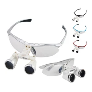 3.5X Dental Binocular Loupe Optical Glasses Dentist Surgical Medical 320mm 420mm - Picture 1 of 21