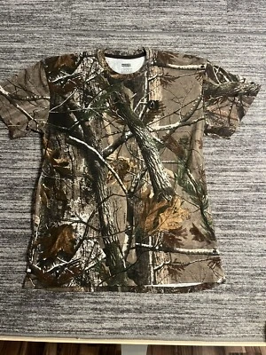 Russell Outdoors Camo Real Tree Men's XL Outdoors Hunting Fishing  Hiking Shirt - Image 1 of 4