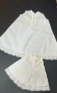 Antique Vintage  Doll Full Slip and Pantaloons - Picture 1 of 10