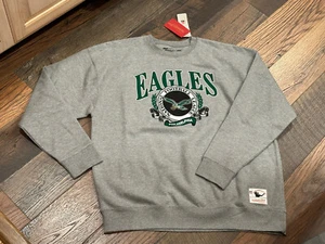 Philadelphia Eagles NFL Men's Mitchell & Ness Fair Catch Crewneck Sweatshirt XXL - Picture 1 of 6